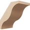 Ekena Millwork 5-inch W x 8-inch D x 8-inch H Funston Rough Cedar Woodgrain TimberThane Knee Brace, Primed BRCUR05X08X08FSTRCPR - alternate 1